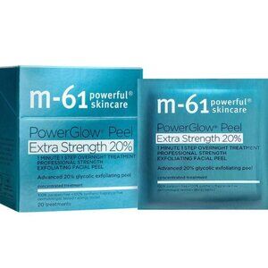 MSRP $78 | M-61 PowerGlow Peel Extra Strength 20% – 20 Treatments - NIB